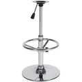 Produktbild: CLP Barhocker-Gestell Mit Runder Fußstütze I Höhenverstellbares Ersatzgestell für Barstühle I 10 x 10 cm Lochabstand