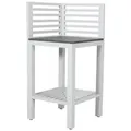 Produktbild: Outdoor Küche Bellac Eck-Element von Brafab aus Aluminium und Stein, modern, Weiß und Grau, für Deinen Garten