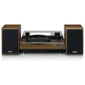 Produktbild: Lenco LS-100WD Plattenspieler Audio-Plattenspieler mit Riemenantrieb Schwarz, Eiche