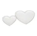 Produktbild: Posiwio Tablett 2tlg. Tablett VALENTINE weiß shabby chic Herz Deko