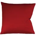 Produktbild: Fleuresse Interlock-Jersey-Kissenbezug uni colours bordeaux 4580 Größe 40x40 cm