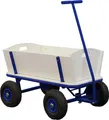Produktbild: Sunny Billy Beach Wagon Bollerwagen in Blau | Handwagen aus Holz mit Luftreifen | Belastbar bis 100  kg | 94x61x97cm