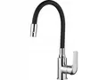 Produktbild: Standing Sink Faucet, 2-Function, Flexible Spout, Chrome/Black