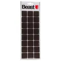 Produktbild: Beast Möbelfuß 24 selbstklebende Filzgleiter 28x28mm schwarz Möbelgleiter Satz, (24-St), selbstklebend