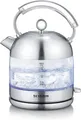 Produktbild: Severin Wasserkessel Glas Retro, 2400W, 1.7L, Edelstahl & Glas WK 3459