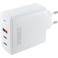 Produktbild: Schnell-Ladeadapter USB-C & A 65W mit Status-LED weiß