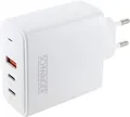 Produktbild: Schwaiger Schnell-Ladeadapter 65 W  2x USB C 1x USB A weiß  Ladeadapter