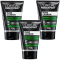 Produktbild: 3x 100ml Loreal Men Expert Pure Carbon tägliches Waschgel 5 Wirkungen Eichenholz