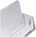 Produktbild: Visitenkartenhalter DIN A8 Querformat 95x52mm Transparent Taymar®