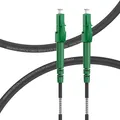 Produktbild: 25m Gepanzerte Glasfaserkabel LC/APC auf LC/APC, LWL Patchkabel Simplex Singl...