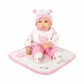 Produktbild: Legler Small Foot Puppe Hanna, Spielpuppe, ab 24 Monate, Kunststoff, Rosa, 11237