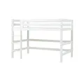 Produktbild: Hoppekids Hochbett  ECO Luxury ¦ weiß ¦ Maße (cm): B: 134 H: 150
