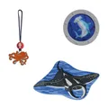 Produktbild: Step by Step Magic Mags „Manta Rio“, 3-teilig, 2 Magnet-Applikationen und 1 Anhänger, Unterwasserwelt passend zum Schulranzen oder Vorschulrucksack
