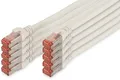 Produktbild: DIGITUS Patchkabel Kat. 6 S/FTP 5,0 m weiß 10 Stück