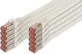 Produktbild: DIGITUS CAT 6 S/FTP Patchkabel, 10 Stück, 5m, weiß