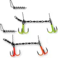 Produktbild: Pikecraft 4-Swivel Kit XL 3/0 - Hakensystem für Gummifische, Farbe:UVC