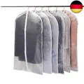 Produktbild: Niviy Kleidersack Anzug 6 Stück Hochwertiger Kleidersäcke, Transparent 60x100 c