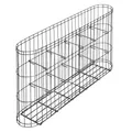 Produktbild: bellissa Gabione LEONARDO - 95555 - Vielseitiger Steinkorb für den Garten als Zaun oder Begrenzungs-Mauer - fertig montiert - 58 x 10 x 30 cm