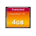 Produktbild: Transcend CFCard 4GB 133x, TS4GCF133, Schwarz
