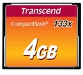 Produktbild: Transcend TS4GCF133 4GB Kompaktflash MLC 50 MB/s 20 Schwarz ~D~