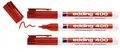 Produktbild: 3x Edding 400 Rot Permanentmarker 1 mm Marker Stift Wasserfest Fein Rundspitze