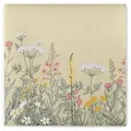 Produktbild: Airlaid Serviette Aurelia, 40 x 40 cm, 50 Stück - Mank - Blumenwiese Floral Blumen Wildblumen
