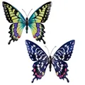 Produktbild: CIM Metall Wanddeko Schmetterling 2er-Set Skirt/Swallow Wandbild Geschenk Deko