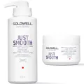Produktbild: Goldwell Dualsenses Just Smooth 60 Sec Treatment 200+500 ml = 700ml Haarkur - DE