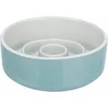 Produktbild: Slow Feeding Napf Anti Schling Napf Für Hunde Keramik 045 L/Ø 14 cm ‎grau/bla...