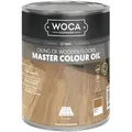 Produktbild: Woca - Meister Colour Öl - 2in1 Farbe Und Schutz Zur Holzbodenpflege, Dunkelbraun 2,5 Liter