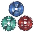 Produktbild: Kreissägeblatt Set kwb 3tlg – für Kreis und Tischkreissägen – 210x30/20/16mm