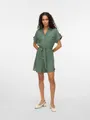 Produktbild: Vero Moda Hemdblusenkleid VMBUMPY SS SHORT SHIRT DRESS WVN GA NOOS Viskose, loose fit