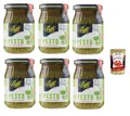 Produktbild: 6x Biffi Pesto alla genovese, 100% vegetale, Pesto mit Basilikum, 190 g Sauce Soße + Italian Gourmet polpa 400g