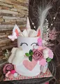 Produktbild: Windeltorte Süßes Einhorn Geburt/Taufe für  Mädchen