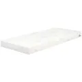 Produktbild: Babymatratze safe asleep® - Comfort Air Roll - für Babys, Kleinkinder & Kinder, roba®, 9 cm hoch, (atmungsaktiv - verhindert Wärme und Feuchtigkeitsstau, erhältlich in 3 Größen: 60x120, 70x140 oder 90x200 cm), mit hochwertigem Jacquard Bezug & gelochtem Matratzenkern weiß 90 cm x 200 cm x 9 cm