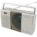 Produktbild: Soundmaster RCD1185 tragbares Radio mit CD-Player Hörbuchfunktion Kofferradio UKW-Radio (UKW-Radio, Retro Kofferradio mit CD-Player, UKW-Radio, Antenne) grau