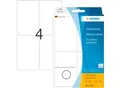 Produktbild: Vielzwecketiketten Herma, 52 x 82 mm, selbstklebend, permanent, matt, 128 Stück, weiß