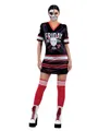 Produktbild: Smiffys Friday the 13th, Damenkostüm, Bedrucktes Hockey-Kleid Halloween