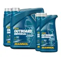 Produktbild: 10 (2x4+2x1) Liter MANNOL Outboard Universal 2-Takt-Öl für Jet Ski / Außenborder