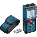 Produktbild: Bosch Laser-Entfernungsmesser GLM 40 Betriebsart: Batterie-Betrieb oder Akku-Betrieb|Art des Zubehörs: GLM 40 Schutztasche. 2 x 1,5 V LR03-Batterie (AAA)