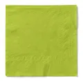 Produktbild: Mank Servietten aus Tissue 33 x 33 cm ¼ Falz | Kaffee Serviette | Basic | Uni | 100 Stück | praktische Einmal-Serviette für Gastronomie und Feiern | (Kiwi, 33 x 33 cm)