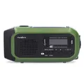 Produktbild: Nedis RDDBCR2000GN Notfallradio tragbar DAB+/FM Weckerfunktion Grün Schwarz