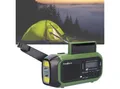 Produktbild: Nedis DAB+ Kurbelradio Notfallradio, 2500mAh Powerbank, SOS, Solar Grün Notfallradio (Digitalradio (DAB), DAB+ Kurbelradio Solar, 2500mAh Powerbank, SOS Lampe)