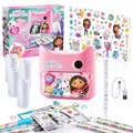 Produktbild: Canal Toys – Photo Creator Gabby – 12 MP Kinderkamera mit Sofortdruck – LCD-Display, Filter & Sticker – BPA-freies Thermopapier – Gabbys Dollhouse Edition – Kreatives Geschenk ab 4 Jahren – GAB 005