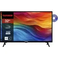 Produktbild: XH32SO550SD, LED-Fernseher 80 cm (32 Zoll), schwarz, WXGA, Triple-Tuner, DVD-Player