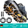 Produktbild: Steigeisen Bergschuhe 19 Zähne Edelstahl Anti-Rutsch Schuhspikes