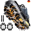 Produktbild: Steigeisen Bergschuhe Edelstahl 19 Zähne Anti-Rutsch Schuhspikes