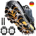 Produktbild: Steigeisen Grödel 19 Zähne Edelstahl Anti-Rutsch Schuhspikes Wand
