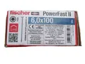 Produktbild: Fischer Holzschrauben 6x100mm Power Fast II (50Stück ) / ContPal0K4