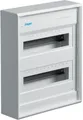 Produktbild: Hager VA24CN Kleinverteiler, 2-reihig, 2x12 Platzeinheiten, IP30, ohne Tür, weiß